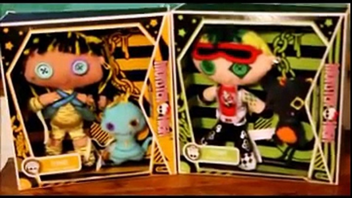 Monster High Dolls Cleo De Nile and Deuce Gorgon Push Rag doll review.