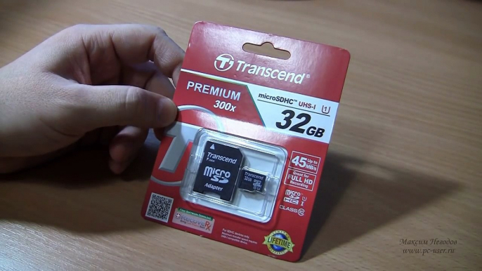 Как установить карту памяти. Пример установки Transcend MicroSDHC 32 GB