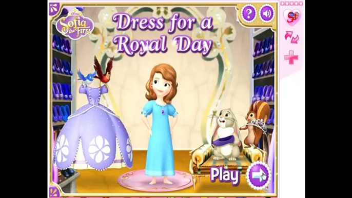 Công chúa Sofia chọn đồ để ăn mặc cho ngày hoàng gia (Sofia The First Dress for a Royal Da