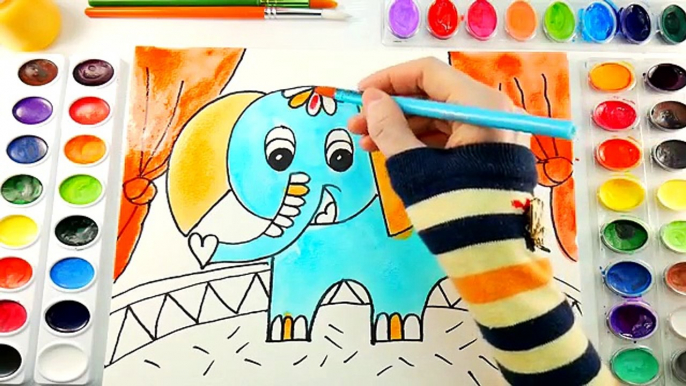 Animaux coloration les couleurs mignonne pour enfants Apprendre page