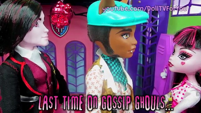 Whisp Loves Valentine? Draculaura & Clawd Break Up?! Monster High Doll Series Episode 2 Pa