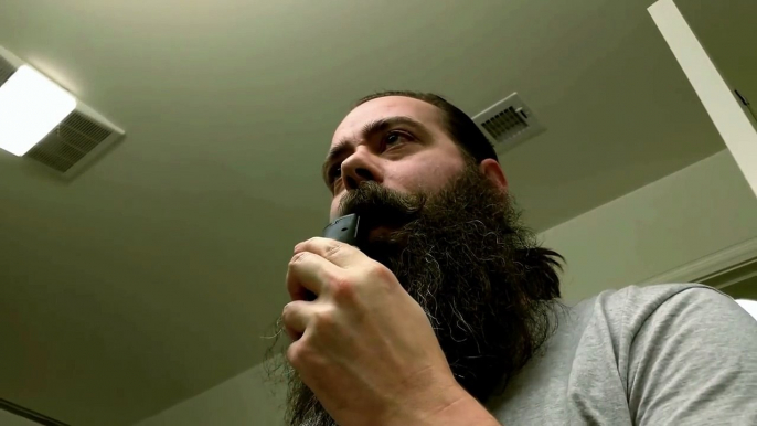 Shaving the new beard