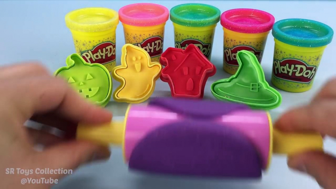 Play Doh Sparkle Compound Collection with Halloween Molds Fun and Creative for Kids