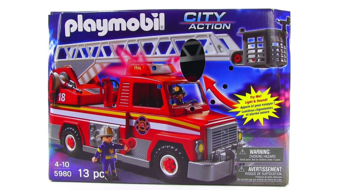 Playmobil City Action Rescue Ladder review! set 5980