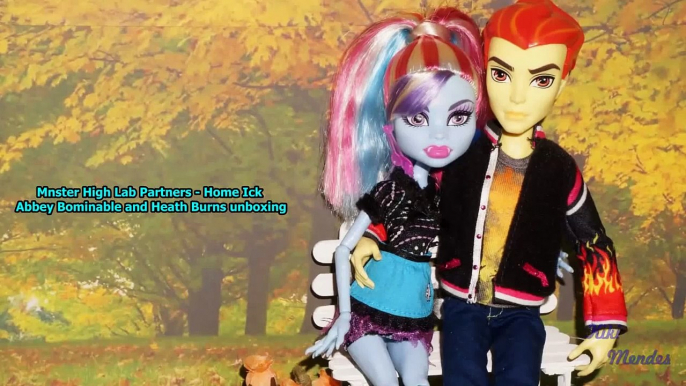 Monster High Lab Partners: Abbey Bominable and Heath Burns unboxing/review