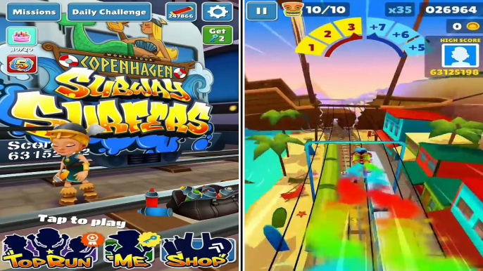 Subway Surfers: Copenhagen (Freya Freestyler) VS Hawaii (Jenny Superhero)