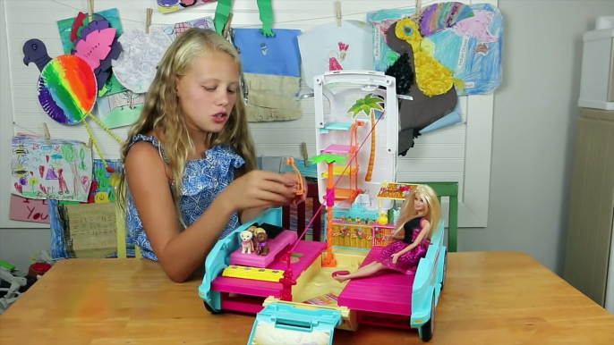 Barbie Ultimate Puppy Mobile Unboxing