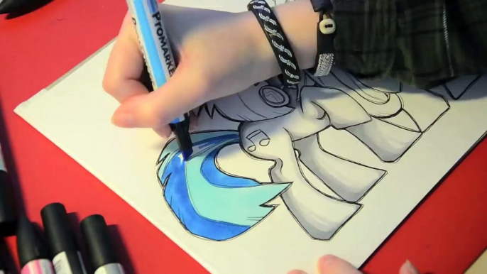 Speed Drawing MLP - Vinyl Scratch and Octavia