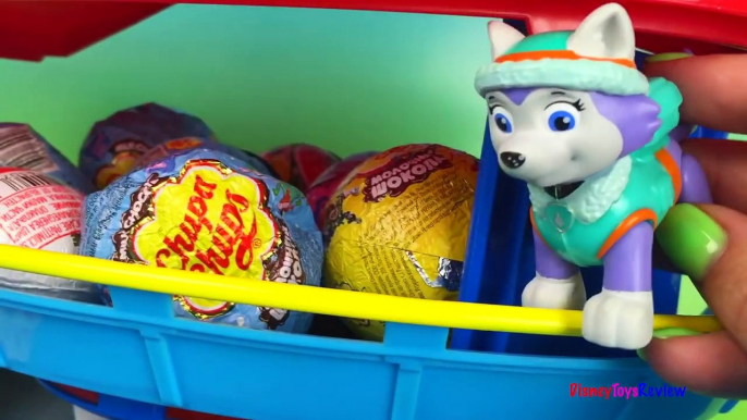 PAW PATROL UNBOXING SURPRISE EGGS CHUPPA CHUPS NEW PEPPA PIG WINTER KINDER EGGS