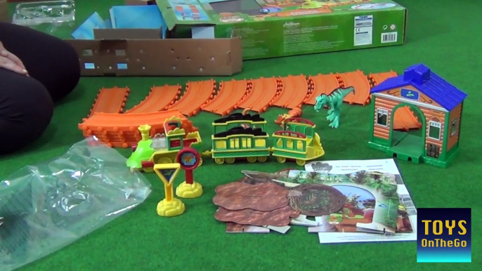 Dino Track Adventure Set Dinosaur Train Buddy Laura Mr Conductor Tomy - Juguetes de Dinotren