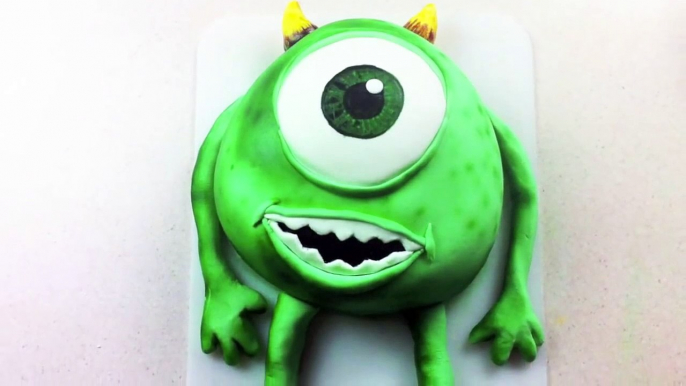 Monsters Inc. 3D Cake (How To) Mike Wazowski