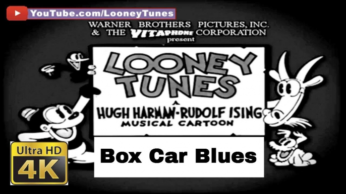 Looney Tunes - Bosko Cartoon - Box Car Blues (1930) - 4K Ultra HD Remastered