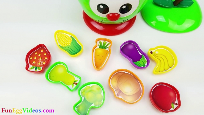 Learning Colors Fruits Vegetables Veggies Sorting Video Sort Learn Apple Toddler Toys Children Kids