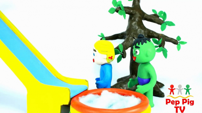 Prank gone wrong by Hulk Superhero Babies Hulk vs Frozen Elsa Play Doh Stop Motion Animations