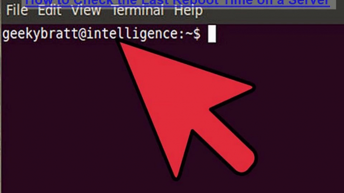 How to Check the Last Reboot Time on a Server - YouTube