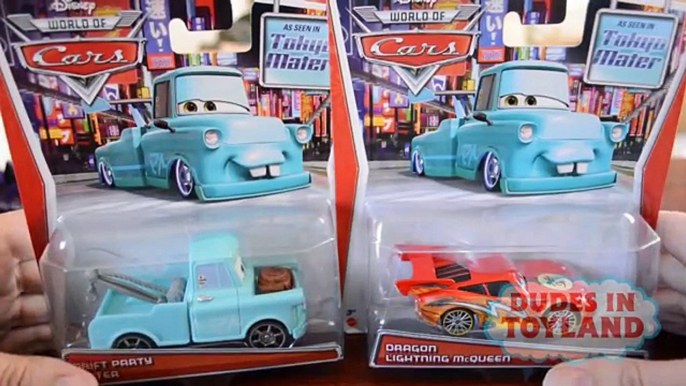 Lightning McQueen toys Tokyo Mater Bärgarns Hejdlösa Historier Dragon Disney Cars Drift Party Mater