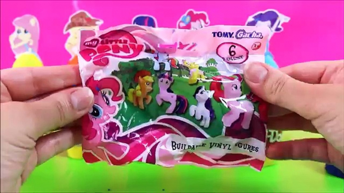Robe Équestrie filles enfants petit mon pâte à modeler poney empilage jouets Mlp surprend surprise t