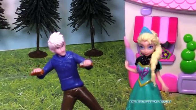 FROZEN Disney Elsa and Jack Frost Slime Kristoff Toys Video Parody