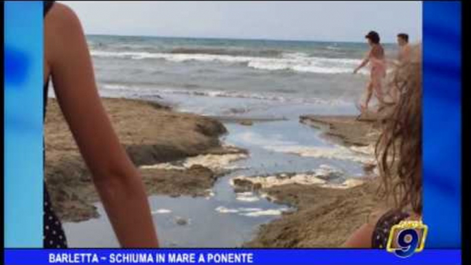 Barletta | Schiuma in mare a Ponente