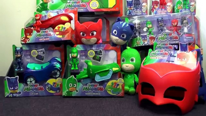 PJ Masks - Outfit, Costume, Mask Review - Owlette, Cat Boy, Gekko