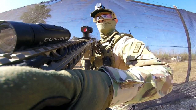 Airsoft Game Becomes Physical