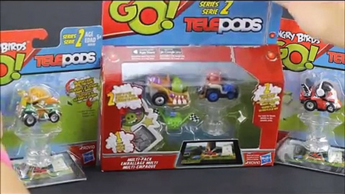 COOL! ANGRY BIRDS GO TELEPODS VIDEO GAME!!! WATCH THE FUN!