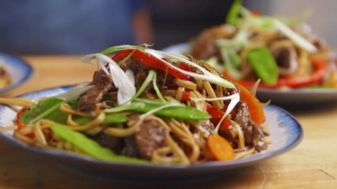 An Easier, Healthier Beef Lo Mein