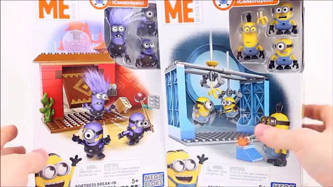 Mega Bloks Despicable Me™ The Minions Fortress Break-In & Fory Fiasco Sets