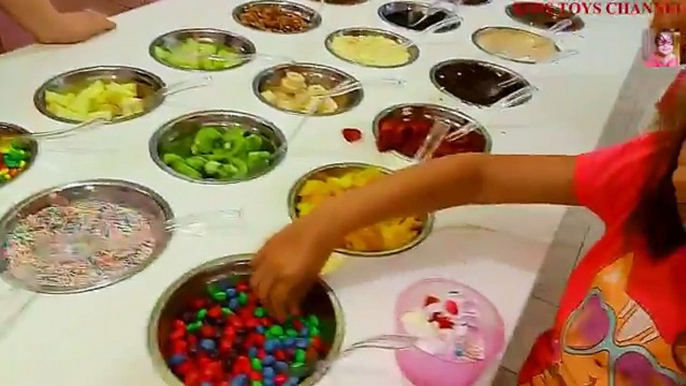Kids Ice Cream Making. Funny Video from KIDS TOYS CHANNEL