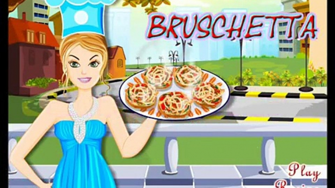 Bruschetta game video-Cooking Games-Kids Games