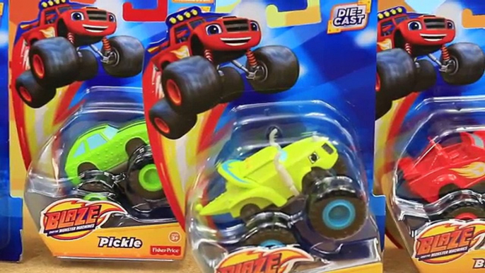 Blaze and the Monster Machines NEW Diecast Cars Toy Review Blaze & Darrington Jump a Sand Dune Hill