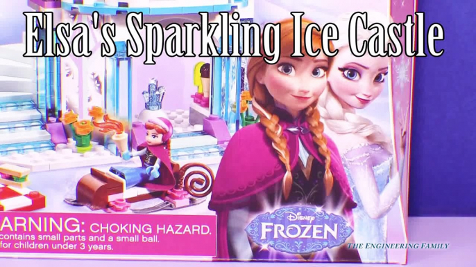 FROZEN DISNEY LEGO ELSAS SPARKLING ICE CASTLE Princess Toys Video