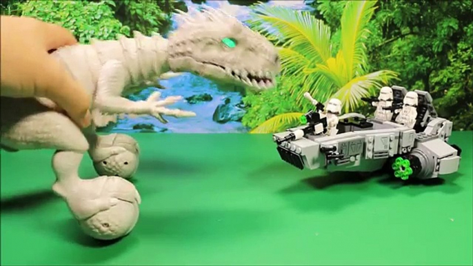 Star Wars Lego First Order Snowspeeder Vs Indominus Rex Jurassic World Force Awakens By WD Toys