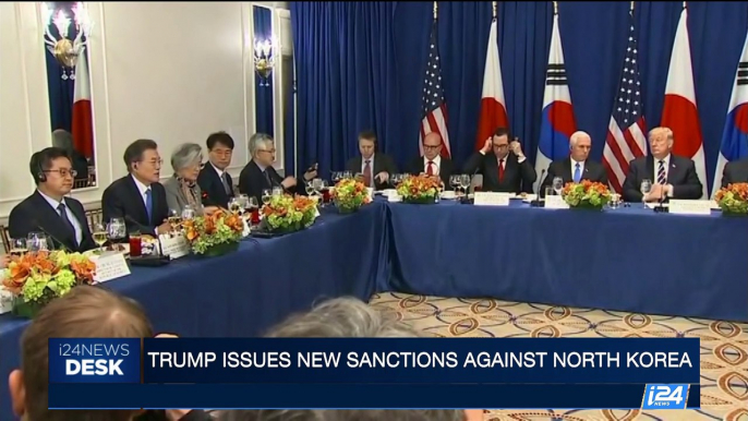 i24NEWS DESK | Trump issues new sanctions against North Korea | Thursday, September 21st 2017