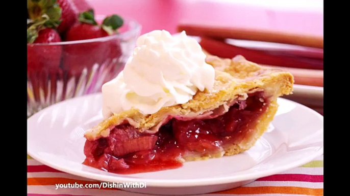 Strawberry Rhubarb Pie Recipe: From Scratch: Moms Best: Diane Kometa-Dishin With Di #84