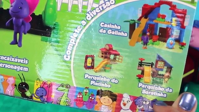 GALINHA PINTADINHA PEPPA PIG Parque da Borboletinha Parquinho Pintinho Amarelinho Minions Blocks