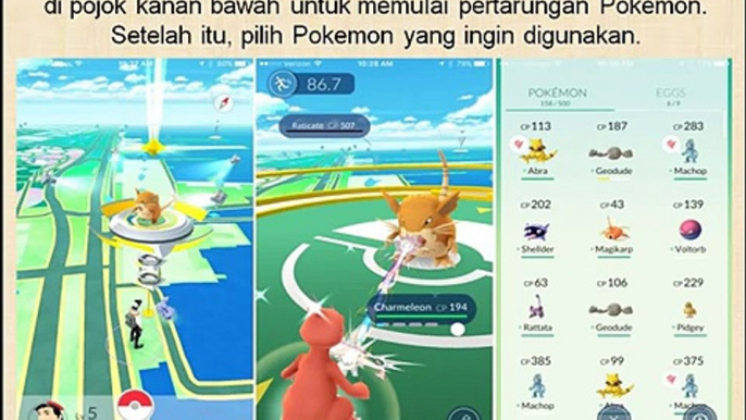 GYM Battle Pokemon Go - Tips Cara Bertarung di Gym Pokemon Go