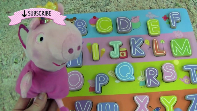 Learn ABC Alphabet with Peppa Pig! ABC Alphabet Learning YouTube Video For Babies, Toddlers, & Kids