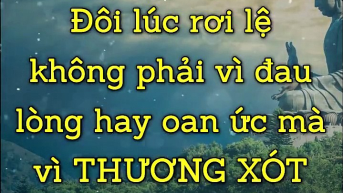 Đôi lúc rơi lệ, không phải vì đau lòng hay oan... - Những Câu Nói Hay