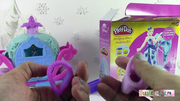 01.Pâte à modeler Princesse Cendrillon Créations Royales Robe de Princesses Disney play doh