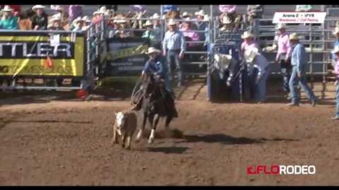 2.3 run breakaway roping at International Finals Youth Rodeo 2017