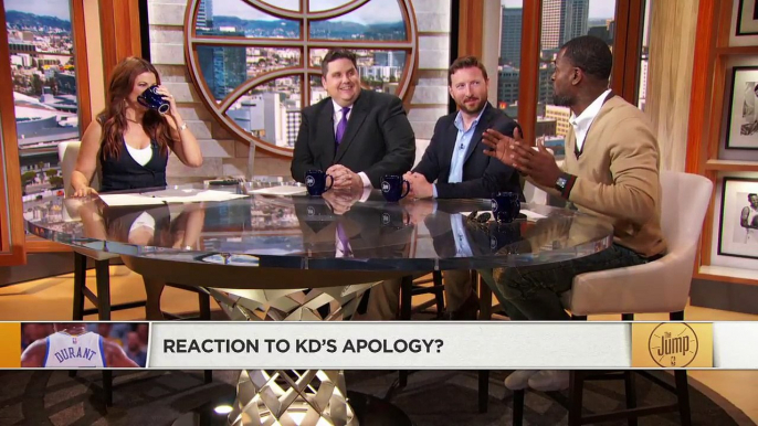 Stephen Jackson has no respect for Kevin Durant, calls him an 'egg avatar' | The Jump | ESPN