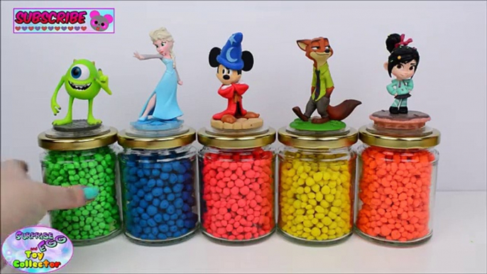 Learning Colors Play Doh Dippin Dots Zootopia Frozen MLP Toys Surprise Egg and Toy Collector SETC