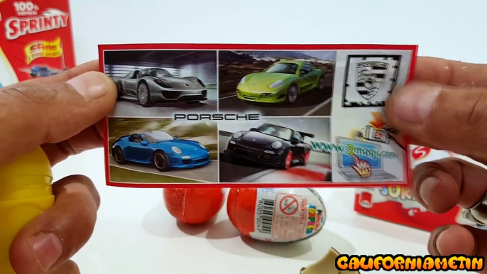 Kinder Surprise Eggs Sprinty Toys Kinder Sorpresa Ovetti Unboxing For Kids