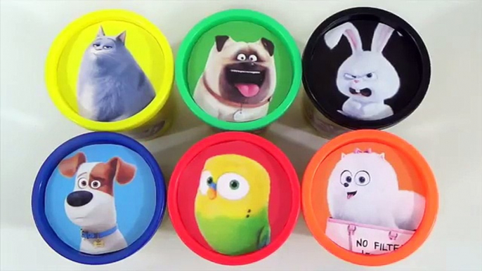 The Secret Life of Pets Play Doh Surprise Toys; Max, Mel, Gidget, Snowball, Chloe | TUYC