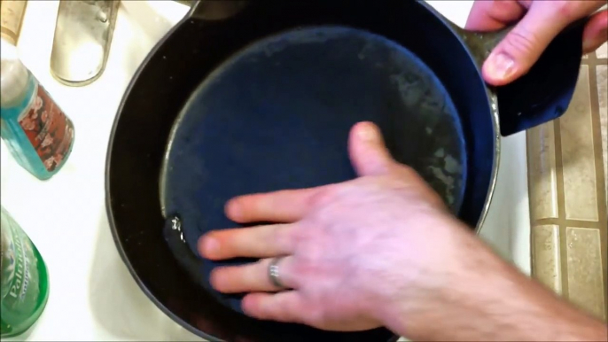 How to properly clean & re-season cast iron after cooking