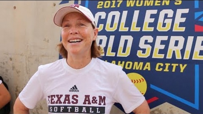 Texas A&M Softball Head Coach Jo Evans Shares Secret To Epic Postgame Speeches