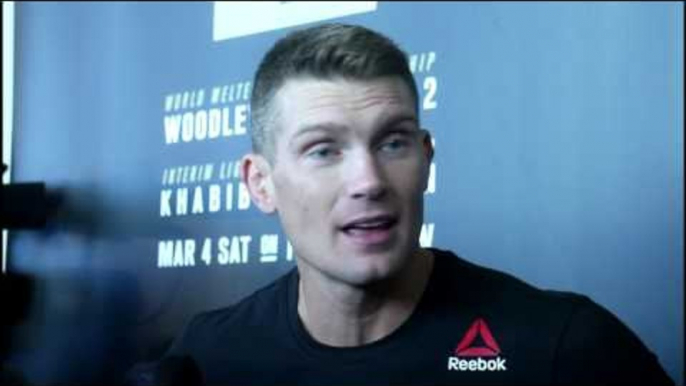 Stephen 'Wonderboy' Thompson UFC 209 Media Scrum