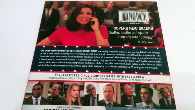 Critique du coffret Veep season 6 en format Blu-ray