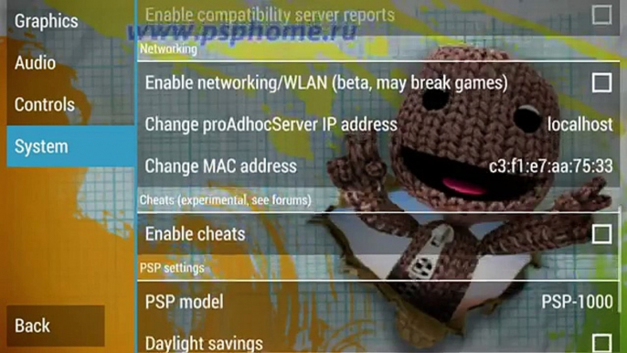 ( PPSSPP ) Little Big Planet - Gameplay With Settings / Android
